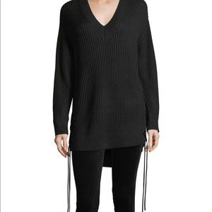 Rag & Bone Side Tie V Neck Sweater L